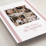 "New Classic" - Holiday Cards in Candy Cane by Corinne Malesic - Detail