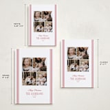 "New Classic" - Holiday Cards in Candy Cane by Corinne Malesic - Formats Available