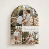 "Modern Simple" - Holiday Cards in Cookie Dough by Brianne Larsen - Front