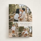 "Modern Simple" - Holiday Cards in Cookie Dough by Brianne Larsen - Front