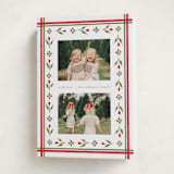 "Little Floral Border" - Holiday Cards in Christmas Classic by Elsa Duncan - Folded Card