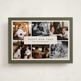 "Bordering Six" - Holiday Cards in Pine by Brianne Larsen - Front