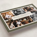 "Bordering Six" - Holiday Cards in Pine by Brianne Larsen - Detail