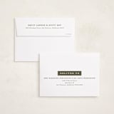 "Bordering Six" - Holiday Cards in Pine by Brianne Larsen - FREE Recipient Addressing