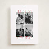 "Sparkling Cider" - Holiday Cards in Santa Suit by Blustery August - Front