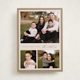 "Plaza" - Holiday Cards in Toffee by Amy Kross - Front