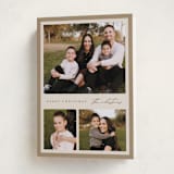 "Plaza" - Holiday Cards in Toffee by Amy Kross - Folded Card