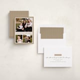 "Plaza" - Holiday Cards in Toffee by Amy Kross - Assembled