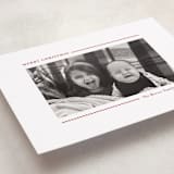 "Candy Cane Lines" - Holiday Cards in Candy Cane by Allison Orszak - Detail