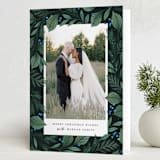 "encircled" - Holiday Cards in Juniper by Paper Raven Co. - Folded Card