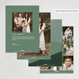 "charismatic" - Holiday Cards in Spruce by Carolyn Nicks - Back of Card Options