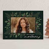 "Holiday Greenery" - Holiday Cards in Spruce by Kacey Kendrick Wagner - Front