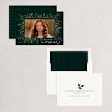 "Holiday Greenery" - Holiday Cards in Spruce by Kacey Kendrick Wagner - Assembled