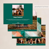 "dynamic stripe" - Holiday Cards in Festive by Angel Walker - Back of Card Options