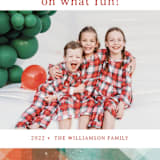 "dynamic stripe" - Holiday Cards in Festive by Angel Walker - Detail