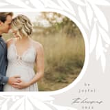 "Soft Wreath" - Holiday Cards in Dove by Heather Cairl - Detail