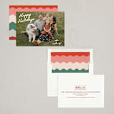 "Squiggles" - Holiday Cards in Snow by Tennie and Co. - Assembled