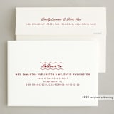 "Squiggles" - Holiday Cards in Snow by Tennie and Co. - FREE Recipient Addressing