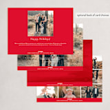 "Merry Moments" - Holiday Cards in Berry by Kelly Schmidt - Back of Card Options
