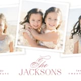 "Merry Moments" - Holiday Cards in Berry by Kelly Schmidt - Detail