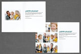 "Retro Merriest Christmas" - Holiday Cards in Teal by Nam Bourassa - Interior Options