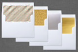 "Retro Merriest Christmas" - Holiday Cards in Teal by Nam Bourassa - Envelope Liners