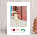 "Painted Merry" - Holiday Cards in Candy by Brandy Folse - Front