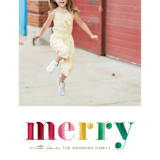 "Painted Merry" - Holiday Cards in Candy by Brandy Folse - Detail