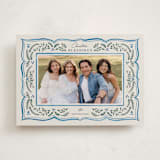 "Scalloped Edge Holiday" - Holiday Cards in Sapphire by Chris Griffith - Front