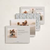 "Scalloped Edge Holiday" - Holiday Cards in Sapphire by Chris Griffith - Back of Card Options