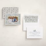 "Scalloped Edge Holiday" - Holiday Cards in Sapphire by Chris Griffith - Assembled