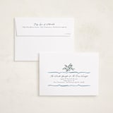 "Scalloped Edge Holiday" - Holiday Cards in Sapphire by Chris Griffith - FREE Recipient Addressing