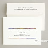 "Painted Line Frame" - Holiday Cards in Blue Jay by Alethea and Ruth - FREE Recipient Addressing