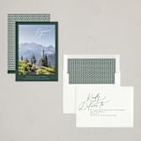 "Corner sentiment" - Holiday Cards in Forest by Jackie Crawford - Assembled