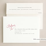 "A Wonderful Life" - Holiday Cards in Holiday Red by Qing Ji - FREE Recipient Addressing