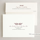 "Leyland" - Holiday Cards in Berry by Angela Pignataro - FREE Recipient Addressing