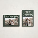 "Darcy" - Holiday Cards in Pine by Robert and Stella - Photo Orientation Options