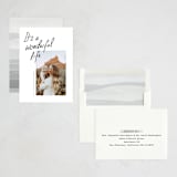 "Marker Ink" - Holiday Cards in Snow by Adelyn T. - Assembled