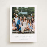 "Daisies" - Holiday Cards in Ash by Wildfield Paper Co - Front