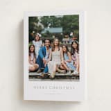 "Daisies" - Holiday Cards in Ash by Wildfield Paper Co - Folded Card