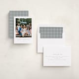 "Daisies" - Holiday Cards in Ash by Wildfield Paper Co - Assembled