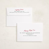 "Modern Quilt" - Holiday Cards in Poinsettia by Owl and Toad - FREE Recipient Addressing