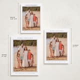 "Minimalist Frame" - Holiday Cards in Snow by Nicole Walsh - Formats Available