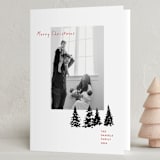 "Treelot" - Holiday Cards in Ash by Robin Ott - Folded Card