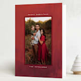 "brushed texture" - Holiday Cards in Manzanita by Kamala Nahas - Folded Card