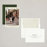 "serif snapshot" - Holiday Cards in Cream by Ellen Schlegelmilch - Assembled
