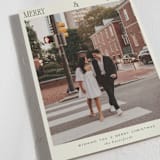 "serif snapshot" - Holiday Cards in Cream by Ellen Schlegelmilch - Detail