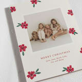 "Painted Petals" - Holiday Cards in Poinsettia by Kercia Jane - Detail