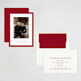 "Gallery Frame" - Holiday Cards in Poinsettia by Stacey Meacham - Assembled