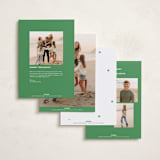 "Bowery" - Holiday Cards in Wreath by Megan Davis - Back of Card Options